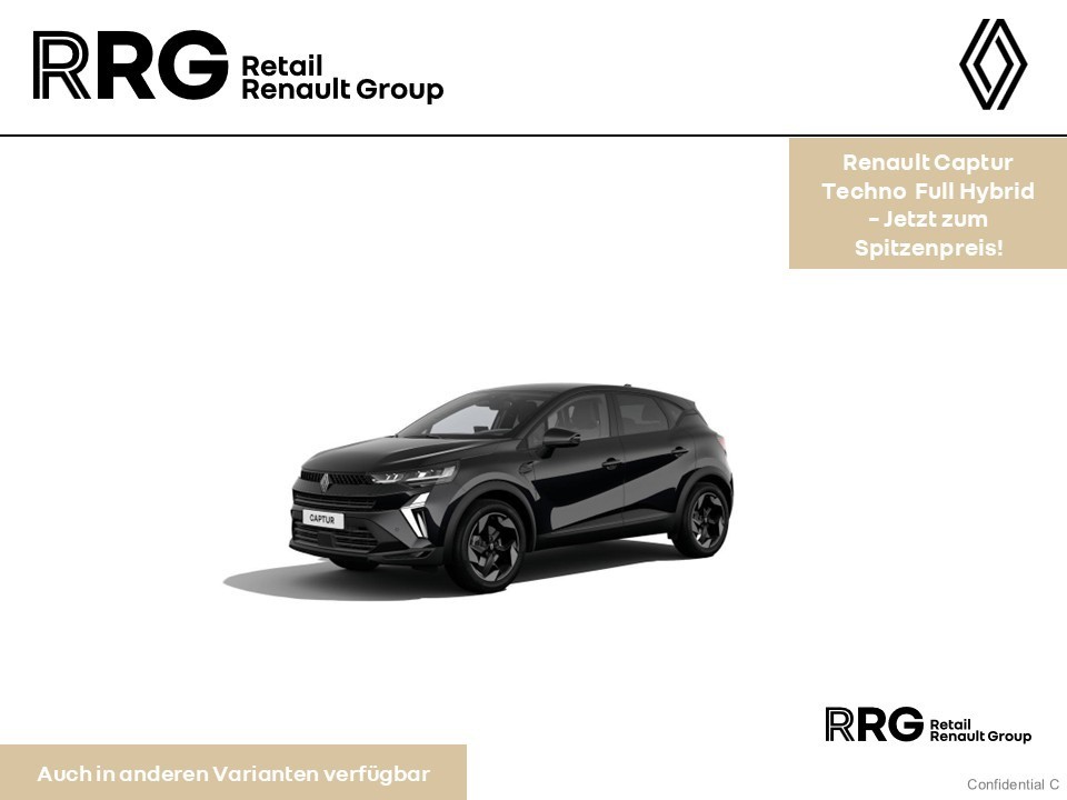 Renault Captur Techno Full Hybrid E-Tech 160 Apple CarPl